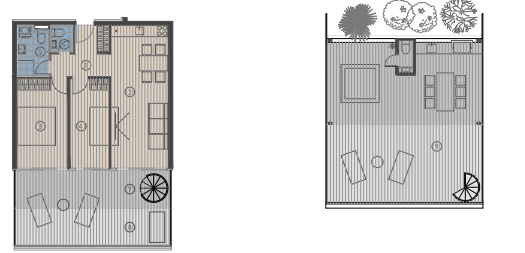 Penthouse S402 mit Dachterrasse, Krilo Jesenice