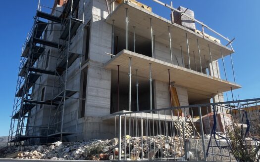 Wohnung in einem neuen Gebäude, erster Stock, mit Blick auf das Meer Rogoznica